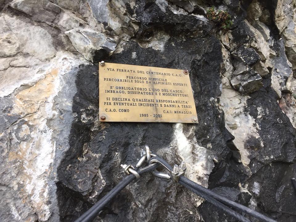 Ferrata del Centenario CAO Como - Monte Grona - foto 2