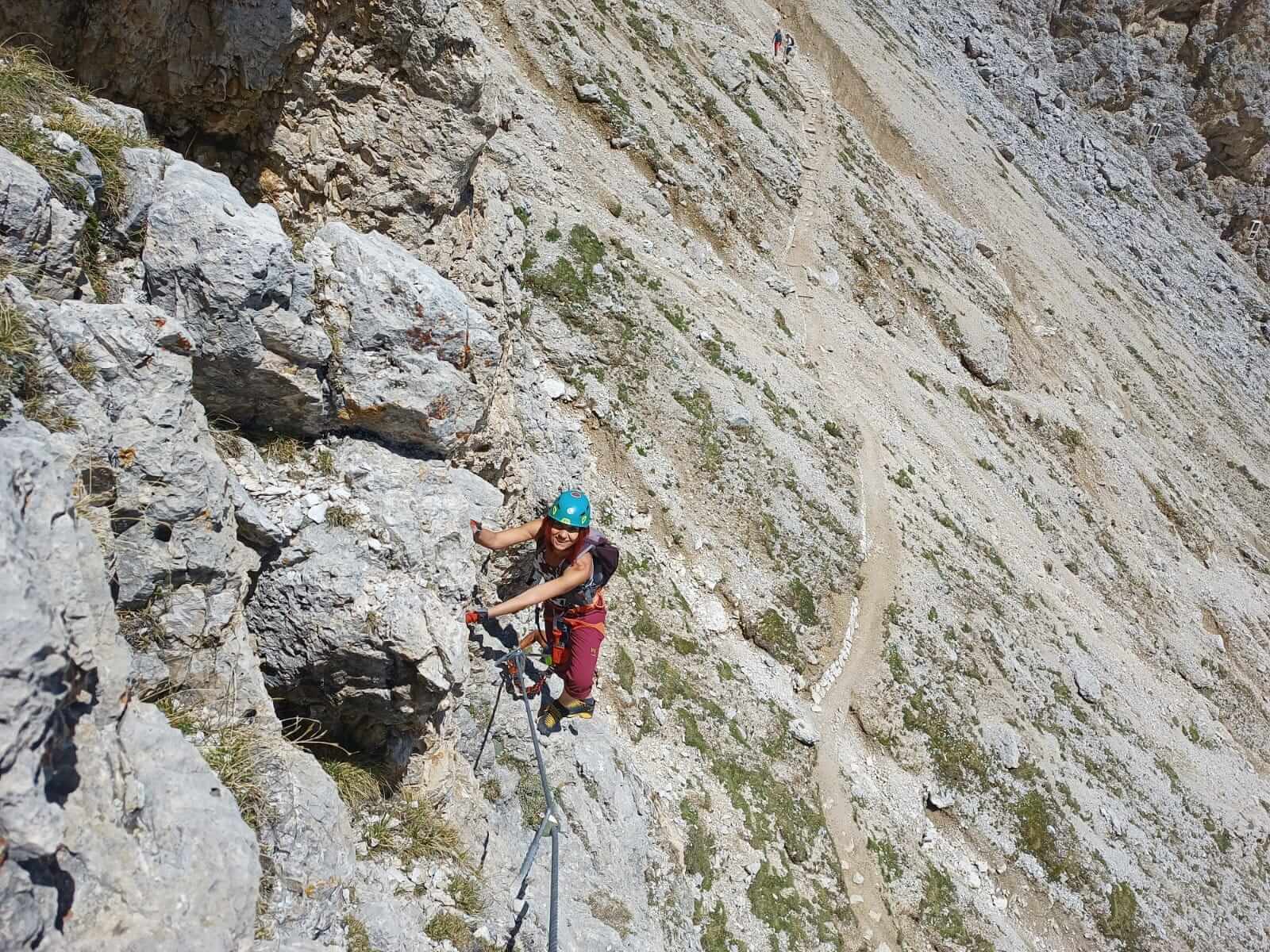 Ferrata alla Forcella del Sassolungo - foto 15