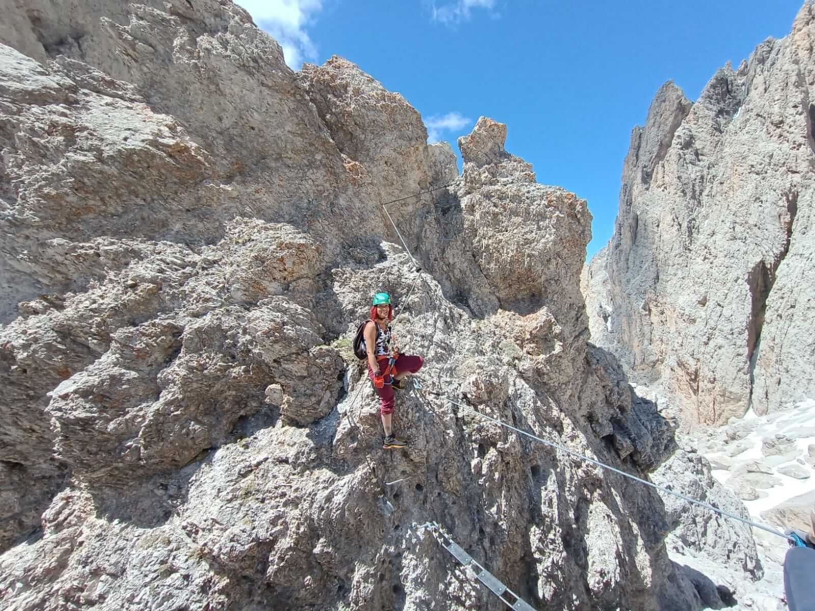 Ferrata alla Forcella del Sassolungo - foto 2
