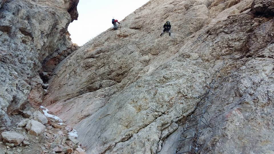 Ferrata di Punta Penia (cresta ovest della Marmolada) - foto 9