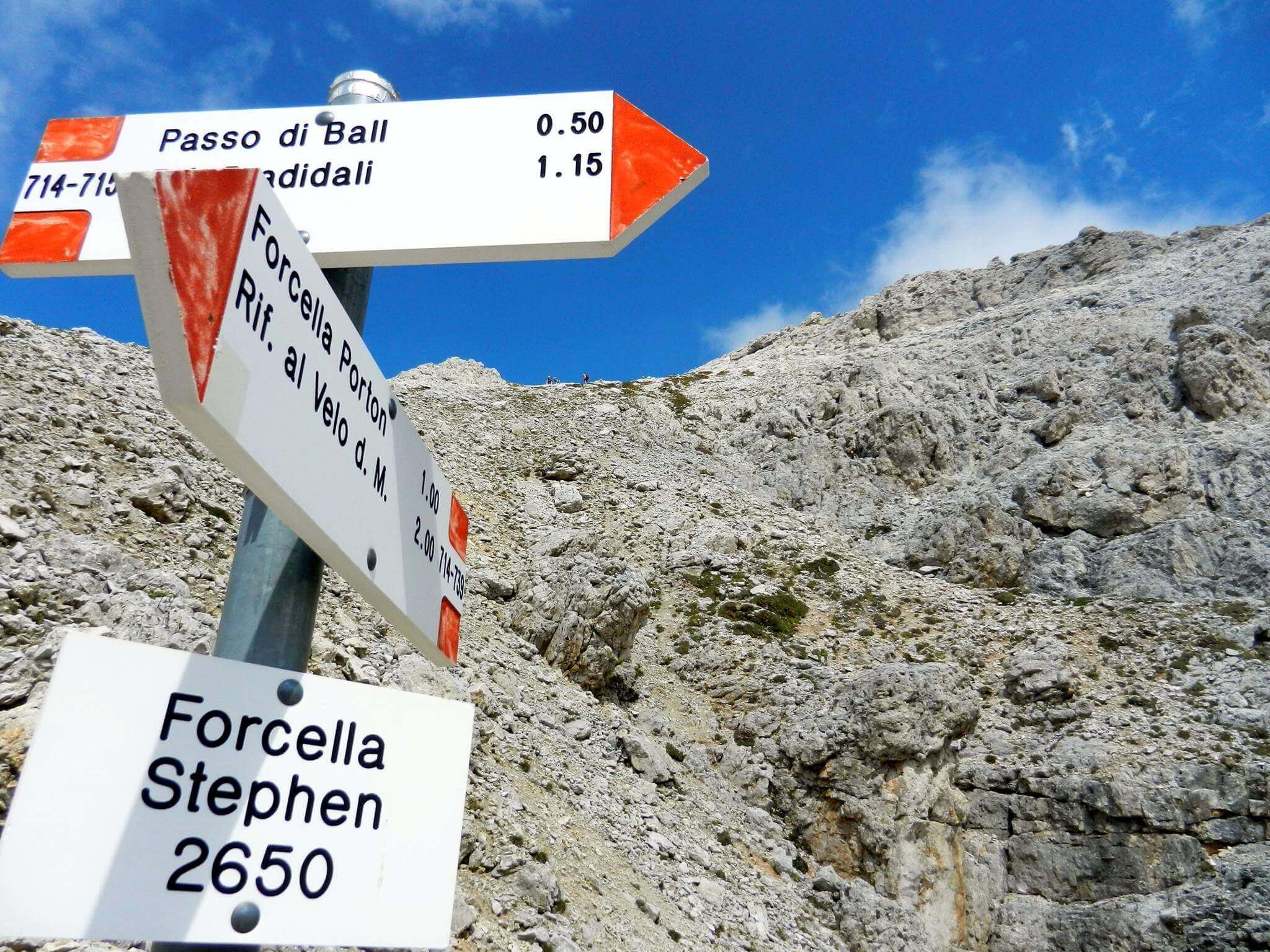 Sentiero Attrezzato Gusella – Passo di Ball
