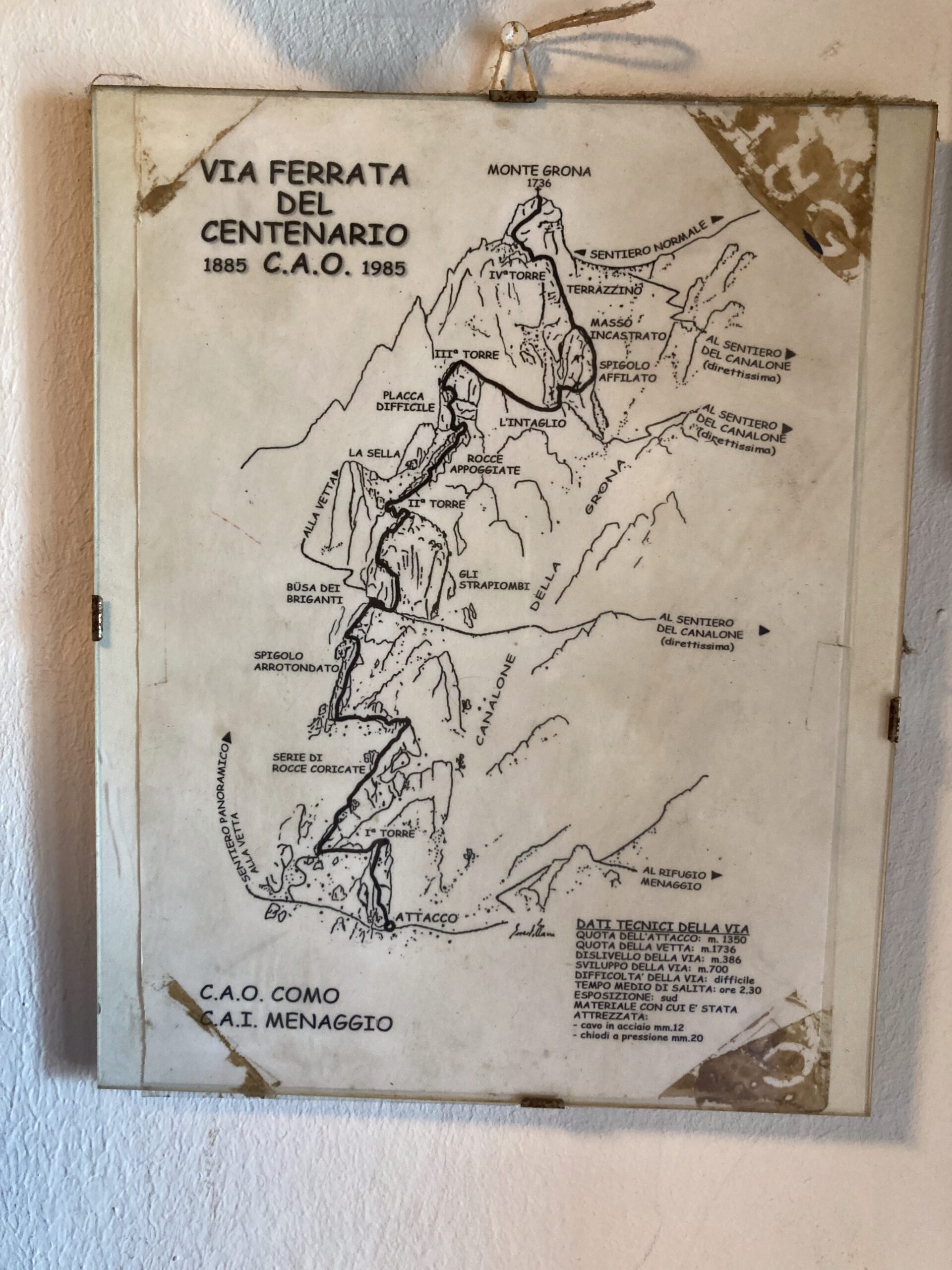 Ferrata del Centenario CAO Como - Monte Grona - foto 20