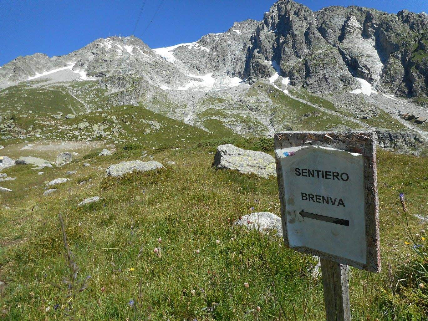 Sentiero Attrezzato Francesco e Giuditta Gatti al Mont de la Brenva - foto 6
