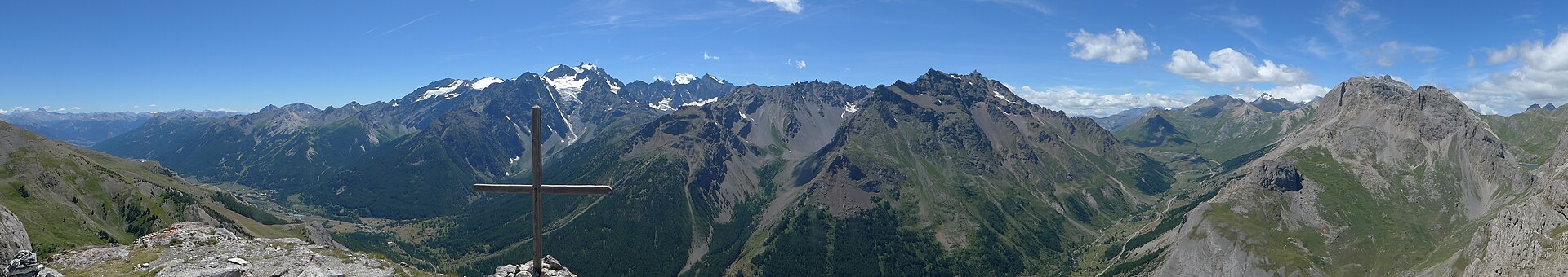 Panorama dall'Aiguillette du Lauzet