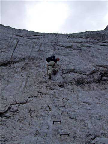 Ferrata Blodigrinne (Drusenfluh)