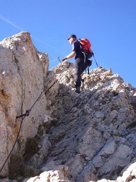 Ferrata alla Roterdspitze (Roterdspitzsteig)